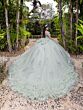 House of Wu 26108 Ruffle Hem Off-The-Shoulder Sweet 16 Gown