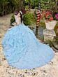 House of Wu 26112 Flounce Skirt Sweetheart Neck Sweet 16 Gown