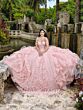 House of Wu 26112 Flounce Skirt Sweetheart Neck Sweet 16 Gown