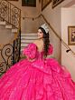 House of Wu 26113 Puff Sleeve Sweetheart Neck Sweet 16 Gown