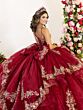 House of Wu 26127 Tiered Skirt Plunging Neckline Dress