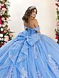 House of Wu 26128 Off The Shoulder Lace-Up Dress