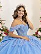 House of Wu 26128 Off The Shoulder Lace-Up Dress