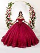 House of Wu 26128 Off The Shoulder Lace-Up Dress