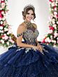House of Wu 26129 Layered Skirt Cathedral Train Dress