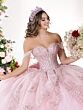 House of Wu 26131 Bow Back Layered Skirt Dress