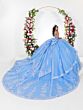 House of Wu 26131 Bow Back Layered Skirt Dress