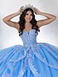 House of Wu 26131 Bow Back Layered Skirt Dress