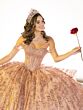 House of Wu 26133 Off The Shoulder Embellished Dress