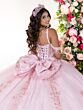 House of Wu 26136 Bow Back Cold Shoulder Dress