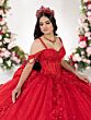 House of Wu 26136 Bow Back Cold Shoulder Dress