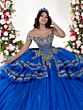 House of Wu 26138 Layered Skirt Off The Shoulder Dress