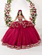 House of Wu 26138 Layered Skirt Off The Shoulder Dress