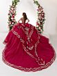House of Wu 26138 Layered Skirt Off The Shoulder Dress