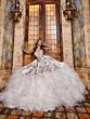 House of Wu LizLou Maravilla 80031 Peplum Ruffle Skirt Sweet 16 Dress
