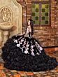House of Wu LizLou Maravilla 80031 Peplum Ruffle Skirt Sweet 16 Dress
