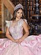House of Wu LizLou Maravilla 80034 Cutout Back Long Sleeve Quince Gown