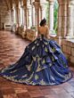 House of Wu 80050 Illusion Corset Pannier Skirt Dress