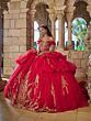 House of Wu 80055 Pannier Skirt Ruffle Sleeves Dress