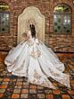 House of Wu 80041 Cold-Shoulder Back Bow Quince Gown