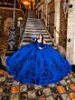 House of Wu 80047 Applique Strap Sweetheart Neck Quinceanera Dress