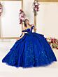 House of Wu 80064 Off The Shoulder Embellished Dress