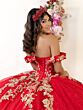 House of Wu 80064 Off The Shoulder Embellished Dress