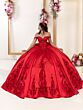 House of Wu 80067 Tiered Skirt Cathedral Train Dress