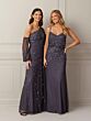 Adrianna Papell 40407 Blouson Top Embellished Dress