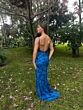 Sherri Hill 56886 Plunging Neckline Embellished Backless Dress