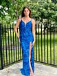 Sherri Hill 56886 Plunging Neckline Embellished Backless Dress