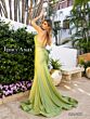Jessica Angel 2368 Plunging Neckline Strappy Back Dress