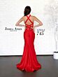Jessica Angel 745 Plunging Neckline Lace-Up Dress