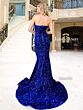 Jessica Angel 2438 Strapless Sweetheart Sequin Dress