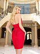 Jessica Angel 2461 Plunging Strapless Embellished Dress