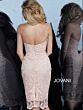 Jovani 1401 Strapless with Capelet Short Formal Dress