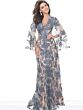 Jovani 00752 Cape Sleeve Lace Mothers Dress