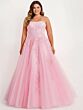 Jovani 1831 Strapless Embroidered Dress