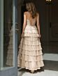 Jovani 43161 Tiered Skirt Strapless Ruched Dress