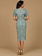 Lara 28973 Layered Sleeves Surplice Top Dress