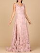 Lara 28979 Detachable Overskirt V-Neck Lace Dress