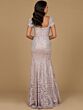 Lara 28980 Cap Sleeves Beaded Lace Dress