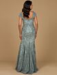 Lara 28980 Cap Sleeves Beaded Lace Dress