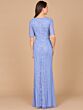 Lara 28983 Butterfly Sleeves Surplice Top Dress