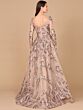 Lara 28990 Scoop Neckline Long Sleeves Overskirt Dress