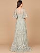 Lara 28992 Butterfly Sleeves Illusion Back Dress