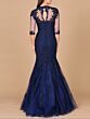 Lara 29019 Sheer Sleeves Trumpet Silhouette Dress