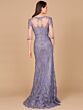 Lara 29020 Detachable Sleeves Illusion Neckline Dress