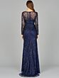 Lara 29050 Boat Neckline Long Sleeves Lace Dress