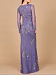 Lara 29079 Jewel Neck Long Sleeve Embellished Dress